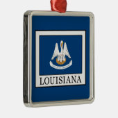 Louisiana Silbernes Ornament (Rechts)
