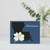 Louisiana-Silhouette Postkarte (Stehend Vorderseite)