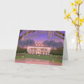 Louisiana South Mansion House Blank Card Karte (Gelbe Blume)