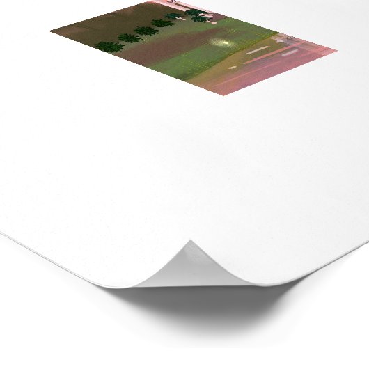 Louisiana Southern Mansion House Große Print Poster (Ecke)