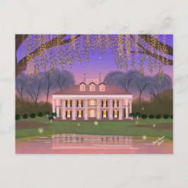 Louisiana Southern Mansion House Postkarte