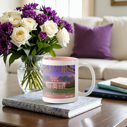 Louisiana Southern Mansion House Zweifarbige Tasse