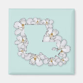 Louisiana Staat Blume Magnet (Vorne)