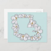 Louisiana Staat Blume - Magnolia Postkarte (Vorne/Hinten)