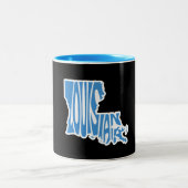 Louisiana Staat Form Tasse (Mittel)