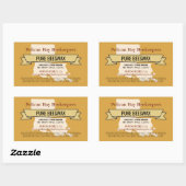 Louisiana Staat Honey Product Rectangle Stickers (Blatt)