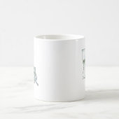 Louisiana Staat Illustration Kaffeetasse (Mittel)