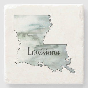 Louisiana Staat Illustration Malerei Steinuntersetzer