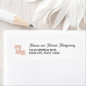 LOUISIANA Staat Karte mit Herz - JEDE FARBE (Insitu)