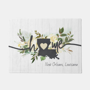 Louisiana Staat Personalisiert Ihre Zuhause City R Fußmatte