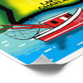 Louisiana Staat Poster (Ecke)