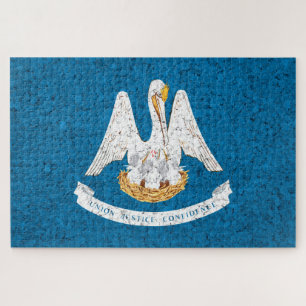 Louisiana Staatliche Fahne Puzzle