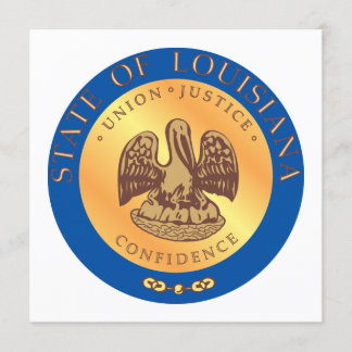 Louisiana-Staats-Siegel Einladung