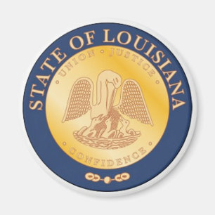 Louisiana-Staats-Siegel-Magnet Magnet
