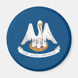 Louisiana Staatsflagge Magnet