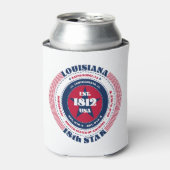 Louisiana Staatsstolz Monogram Cooler Dosenkühler (Kanne Vorderseite)