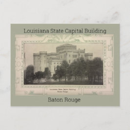 Louisiana State Capital Building Postcard 1908 Postkarte