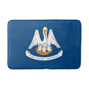 Louisiana State Flag Design Badematte