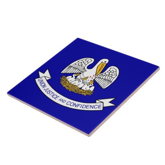 Louisiana State Flag Tile Fliese (Seite)