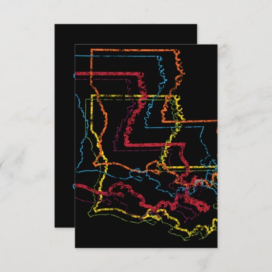 Louisiana Stolz Einladung (Vorne/Hinten)