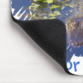 Louisiana-Sumpf-Alligatorjäger Mousepad (Ecke)