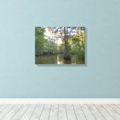 Louisiana-Sumpf Leinwanddruck (Insitu (Holzboden))