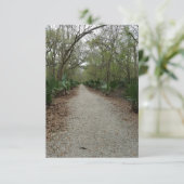 Louisiana Sumpf - Naturschutzkarte Dankeskarte (Stehend Vorderseite)