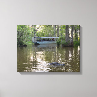Louisiana Swamp Tour Canvas Print Leinwanddruck