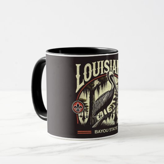 Louisiana Tasse (Vorderseite Links)