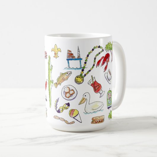 Louisiana-Tasse Kaffeetasse (VorderseiteRechts)