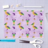 Louisiana Themed Mardi Gras Seidenpapier (Handwerk)