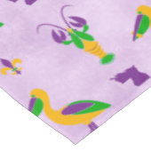 Louisiana Themed Mardi Gras Tischdecke (Schrägansicht)