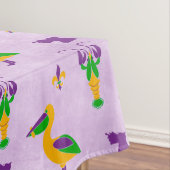 Louisiana Themed Mardi Gras Tischdecke (Beispiel)