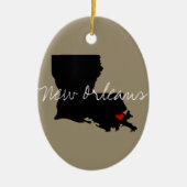 Louisiana Town Keramik Ornament (Vorne)