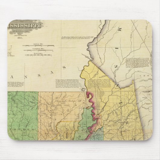 Louisiana und Mississippi 2 Mousepad (Vorne)