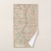 Louisiana und Mississippi Badhandtuch Set (Handtuch)