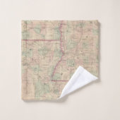 Louisiana und Mississippi Badhandtuch Set (Waschlappen)