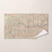 Louisiana und Mississippi Badhandtuch Set (Handtuch)