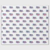 Louisiana US Flagge Staaten Geschenkpapier (Flach)