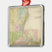Louisiana US Silbernes Ornament (Links)