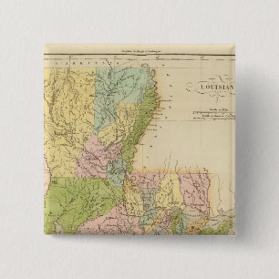 Louisiana USA Button