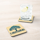 Louisiana USA Getränkeuntersetzer (Rechte Seite)