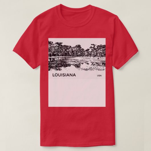 Louisiana USA TShirt (Design vorne)