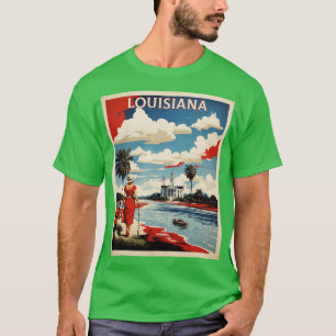 Louisiana Vereinigte Staaten von Amerika Tourismus T-Shirt