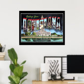 Louisiana Vintage Poster Creole (Heimbüro)