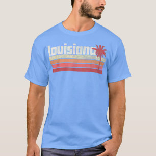 Louisiana Vintage Retro 70er 80er Geschenk Strand T-Shirt