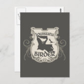 Louisiana Vogelbeobachter Postkarte (Vorne/Hinten)