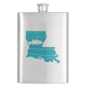 Louisiana Wave Fishing Flachmann (Vorderseite)