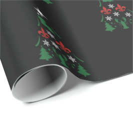 Louisiana Weihnachtsfeiertag Cajun Geschenkpapier