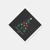 Louisiana Weihnachtsfeiertag Cajun Serviette (Ecke)